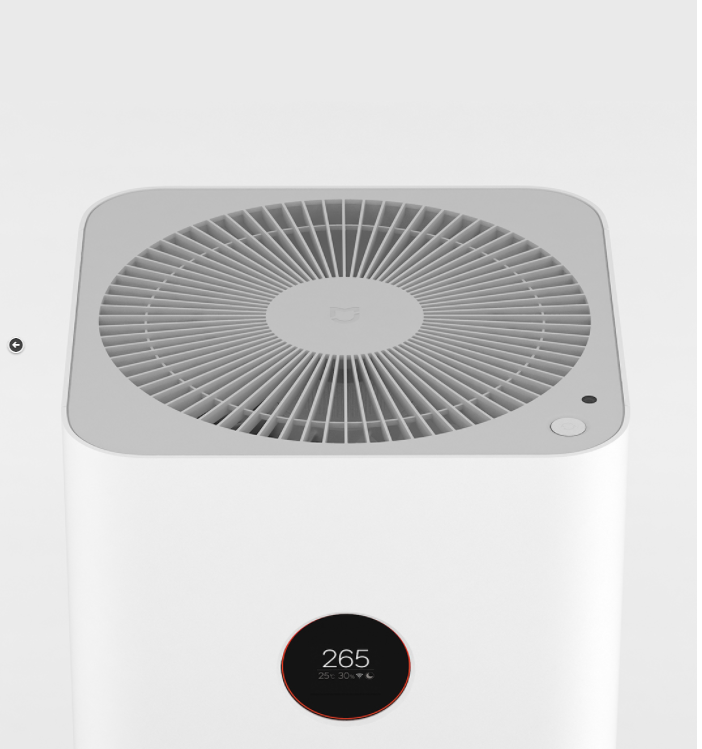 Máy lọc không khí Mi Air Purifier Pro - Diện tích phòng 60m2