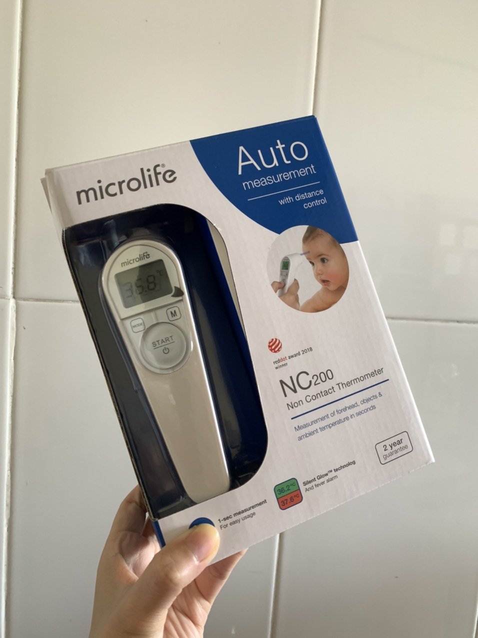 NHIỆT KẾ HỒNG NGOẠI ĐO TRÁN MICROLIFE NC 200